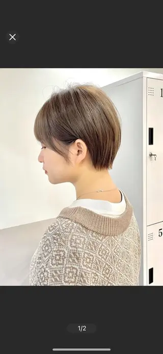 ショート あいこ/ハンサム ショート/銀座🌷のヘアスタイル