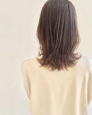 セミロング MYRTLE TSUNODAのヘアスタイル