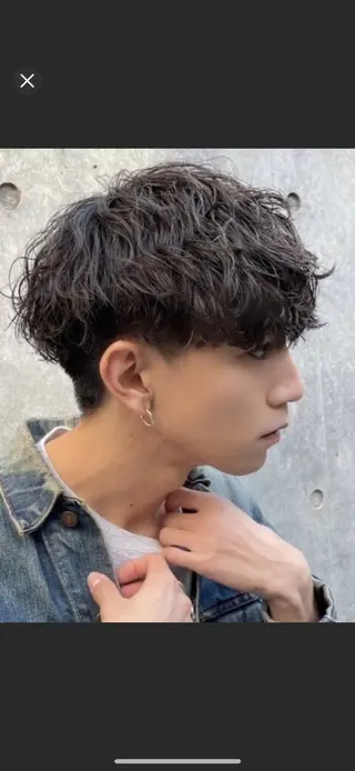 カラー メンズ 名古屋シャドウパーマ /伊藤恵悟のヘアスタイル