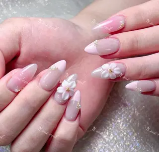 ネイル 長いだし/スカルプ/ パラシェルN.oneのネイルデザイン