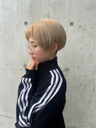 ショート 犬塚 梨花のヘアスタイル