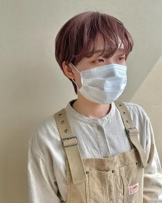 ショート カラー パーマ メンズ キッズ マツエク・マツパ Sanctuary with Eden所属・山本 銘子のヘアスタイル