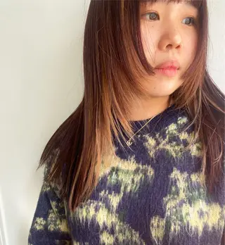 ロング HAZEL所属・大山 茶子のヘアスタイル