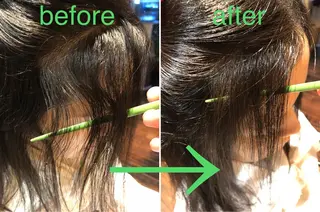 セミロング パーマ 高山🐬髪質改善 池袋で縮毛矯正のヘアスタイル