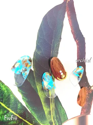 ネイル orchid ♡オーキッドのネイルデザイン