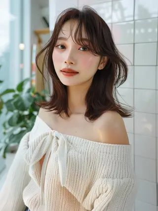 ロング カラー レイヤーカット指名 No.1💖マユカのヘアスタイル