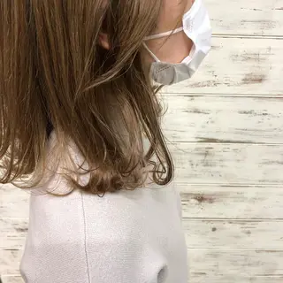 ミディアム カラー 高橋 みく/ minim 暖色のヘアスタイル