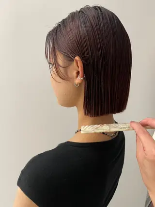 ショート パーマ ボブ・ショート カミオカのヘアスタイル