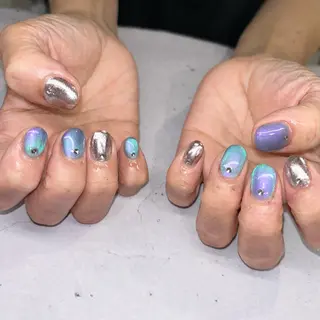 ネイル 荒巻 めいのネイルデザイン