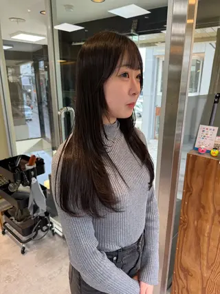 ロング カラー 伶風/ボブ/ ハッシュカットのヘアスタイル