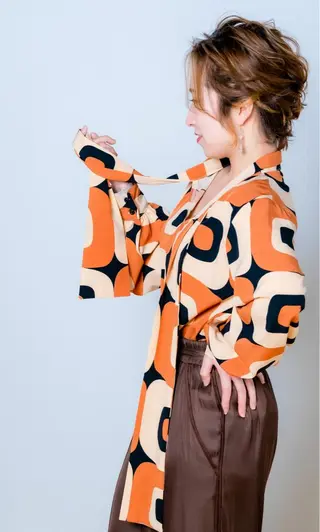 ミディアム カラー salon m ni サロンマーニ所属・久保田 一のヘアスタイル