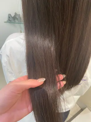 カラー 髪質改善カラー🤍 エクステ✨君島由実子のヘアスタイル