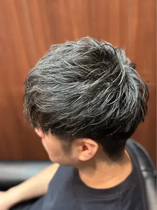 ショート メンズ 小松 美雄のヘアスタイル