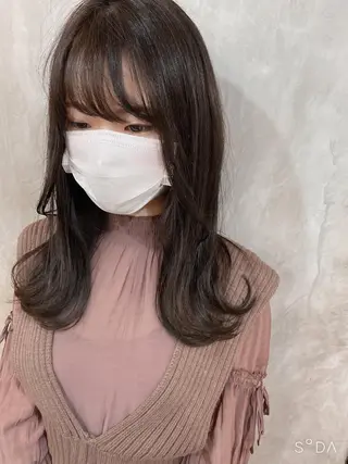 セミロング カラー ヘアアレンジ stylist/蛯谷 珠里のヘアスタイル
