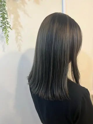カラー Sherry/R 三川町 ayakaのヘアスタイル