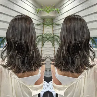 ミディアム カラー ORO塚口店所属・高島 玄のヘアスタイル