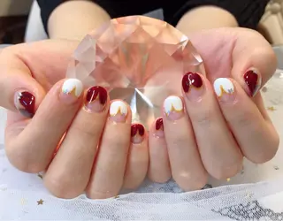 カラー ネイル Q Free nailsのネイルデザイン