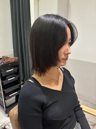 ミディアム ボブ／ショート 似合わせ🥇のヘアスタイル