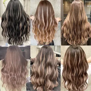 ロング カラー ヘアアレンジ TATSUYA アートディレクターのヘアスタイル