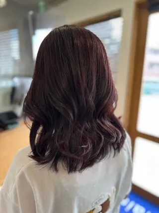 ミディアム 後藤 千絵のヘアスタイル