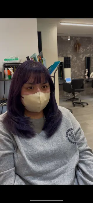 セミロング レイヤー/韓国ヘア /LILICAのヘアスタイル