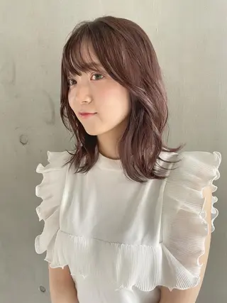ミディアム HAIR design ARUE所属・仙台1優しい美容師 Kogaのヘアスタイル