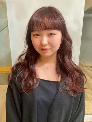 ロング 柴田 美育のヘアスタイル