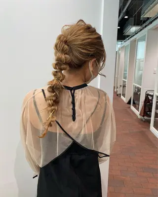 カラー ヘアアレンジ CURIO/南船場 /RIN💈🍎のヘアスタイル