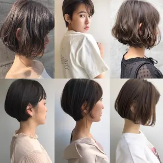 ショート カラー THE DAY所属・AKI HASHIMOTOのヘアスタイル