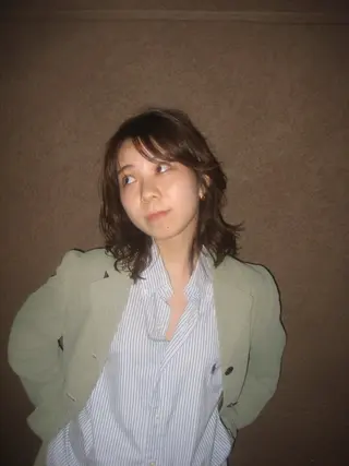 ミディアム パーマ 似合わせカット /パーマ岡本淳平のヘアスタイル