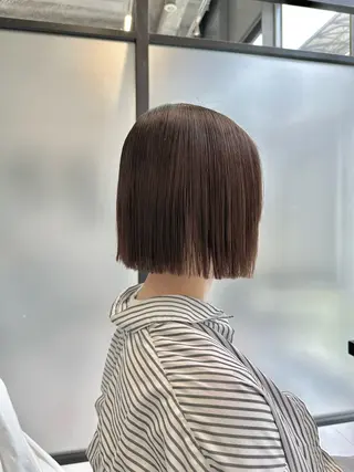 ショート SALOWIN心斎橋Suite店所属・洗っても取れない 髪質改善|OJIROのヘアスタイル