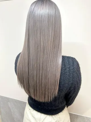 ロング カラー 西 めぐみのヘアスタイル