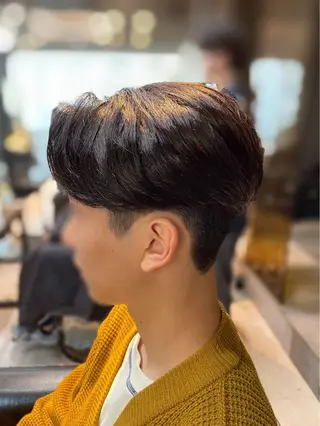 メンズ センターパート 川島爽楽のヘアスタイル