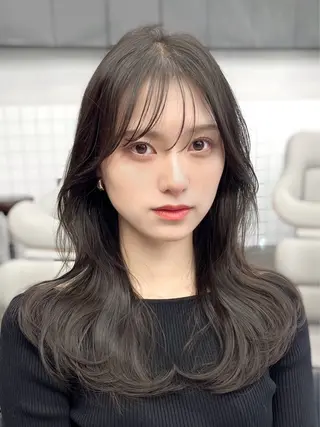 セミロング カラー パーマ ヘアアレンジ 韓国ヘア×2way 🇰🇷和知拓郎のヘアスタイル