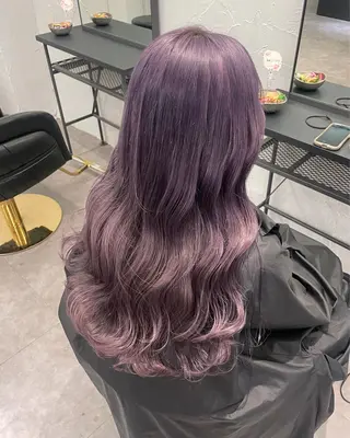 ロング カラー 心斎橋/ハイトーン/ airi⠀のヘアスタイル
