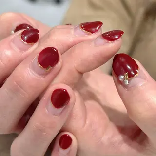 ネイル はあとねいる筑紫口店 Hitomiのネイルデザイン