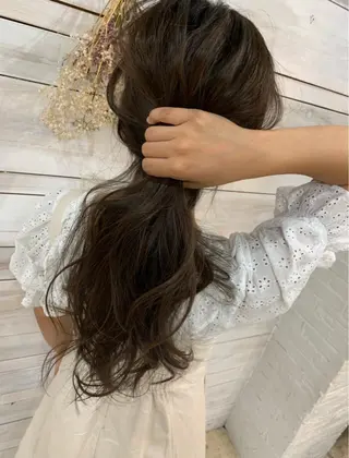 ロング カラー ハッシュカット/ボブ /レイヤー/彩奈のヘアスタイル