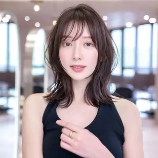 ミディアム driP. by HAVANA原宿所属・原宿/韓国/髪質改善 /レイヤー/ボブのヘアスタイル