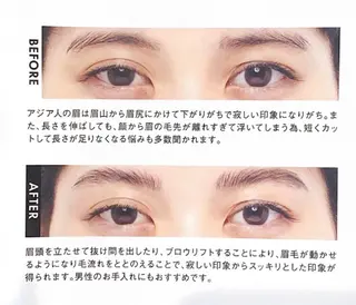 アイブロウ 桑原 菜摘のヘアスタイル