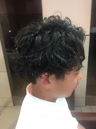 カラー パーマ ヘアアレンジ メンズ メンズパーマの巨匠 鈴木純のヘアスタイル