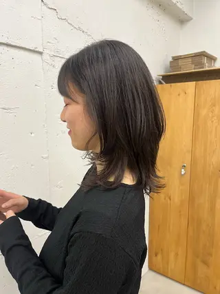 セミロング hair make grace所属・綺音/ブリーチ /似合わせカットのヘアスタイル