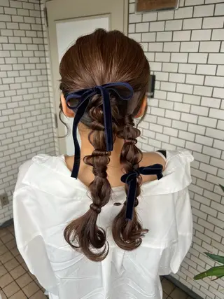 ヘアアレンジ 大人可愛いヘアメイク 💋🧚‍♀️しずかのヘアスタイル