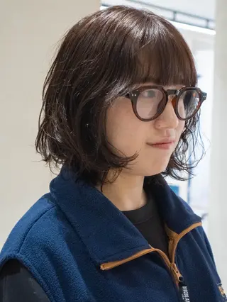 ショート パーマ パーマ特化 フシキサトシのヘアスタイル
