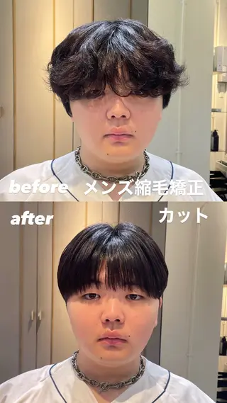 メンズ 遠藤悠大/メンズ縮毛 /メンズカットのヘアスタイル