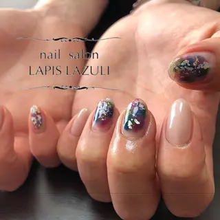 ネイル nail salon ラピスラズリのネイルデザイン