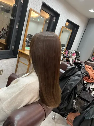 ロング カラー 髪質改善ストレート Kantaのヘアスタイル