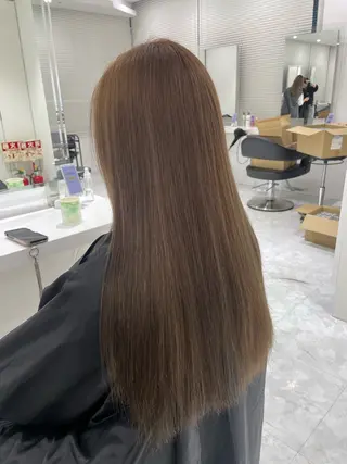 セミロング カラー 🌿透明感赤み消し Keishin🌿のヘアスタイル