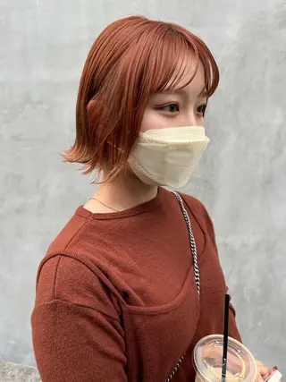 ショート カラー ヘアアレンジ メンズ GO TODAY シェアサロン 表参道Flos店所属・nishi fuyumiのヘアスタイル