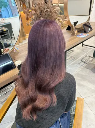 ロング 🧸艶ブリーチ/深み カラー🌺Noa🌺のヘアスタイル