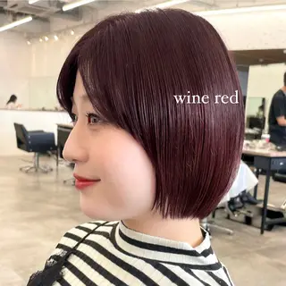 ショート カラー ヘアアレンジ ボブ/レイヤー/ 艶髪/HANA💗のヘアスタイル